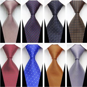 2014-MENS-ACCESSORIES-JACQUARD-WOVEN-GEOMETRIC-PATTERN-BUSINESS-SILK-TIE-NECKTIE-FOR-MEN-BLACK-RED-WHITE