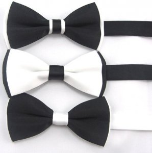 can-custom-label-men-s-bowtie-solid-color-banded-bowtie-black-white-women-s-formal-bow
